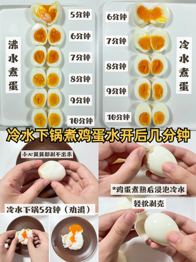 煮鸡蛋几分钟最佳？如何防止蛋壳粘附？